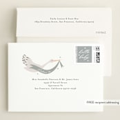 "Say Hello To..." - Birth Announcements in Onyx by Jennifer Postorino - FREE Recipient Addressing