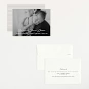"Handwriting" - Birth Announcements in Snow by Bethan - Assembled