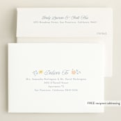 "Petite Garden" - Birth Announcements in Bouquet by Robert and Stella - FREE Recipient Addressing