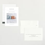 "Noah" - Birth Announcements in Cotton by Ani Somi - Assembled