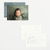 "Take Shape" - Birth Announcements in Snow by Lauren Chism - Assembled