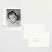 "Modern Grid" - Birth Announcements in Sand by Alexandra Cohn - Assembled
