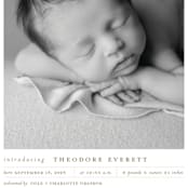 "Modern Grid" - Birth Announcements in Sand by Alexandra Cohn - Detail