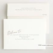 "Signature" - Birth Announcements in Sage by Ashley Rosenbaum - FREE Recipient Addressing