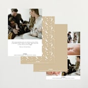 "Inspired Introduction" - Birth Announcements in Wheat by Carolyn MacLaren - Back of Card Options