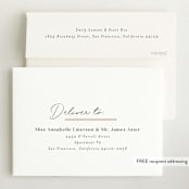 "Siblings" - Birth Announcements in Bamboo by Corinne Malesic - FREE Recipient Addressing