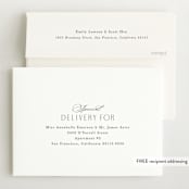 "Classical" - Birth Announcements in Cream by Hooray Creative - FREE Recipient Addressing