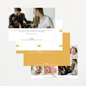 "Fun Hello" - Birth Announcements in Cloud by Jackie Crawford - Back of Card Options