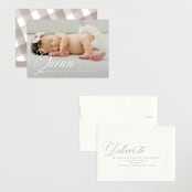 "elegant name" - Birth Announcements in Owlet by Jackie Crawford - Assembled