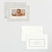 "Patchwork" - Birth Announcements in Bluebell by Julie Murray - Assembled