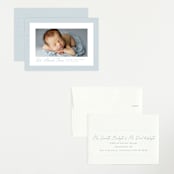 "Corduroy" - Birth Announcements in Sky by Lea Delaveris - Assembled
