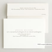 "Exemplary" - Birth Announcements in Cotton by Olivia Raufman - FREE Recipient Addressing