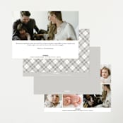 "Little Introduction" - Birth Announcements in Sugar by Pixel and Hank - Back of Card Options