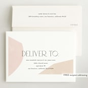 "Artful" - Birth Announcements in Sherbet by Pixel and Hank - FREE Recipient Addressing
