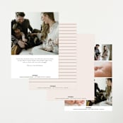 "Dainty" - Birth Announcements in Flower by Pixel and Hank - Back of Card Options