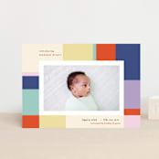"Punchy" - Birth Announcements in Party by Pixel and Hank - Front