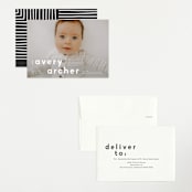 "Modern Name" - Birth Announcements in Moon by Robin Ott - Assembled