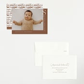 "fresh air" - Birth Announcements in Rust by Stacey Meacham - Assembled