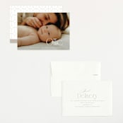 "Ollie" - Birth Announcements in Cotton by Kristie Kern - Assembled