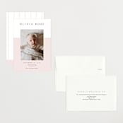 "Cherished" - Birth Announcements in Peony by Kasia Labocki - Assembled