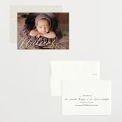 "Swoop" - Birth Announcements in Cloud by Jackie Crawford - Assembled