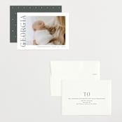 "The Chic Side" - Birth Announcements in Ink by Carolyn MacLaren - Assembled