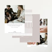 "Perfection" - Birth Announcements in Snow by Pixel and Hank - Back of Card Options