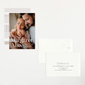 "Perfection" - Birth Announcements in Snow by Pixel and Hank - Assembled