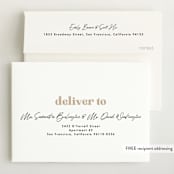 "Dynamic Duo" - Birth Announcements in Cotton by Corinne Malesic - FREE Recipient Addressing