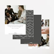 "Too Cute" - Birth Announcements in Cloud by Heather Schertzer - Back of Card Options