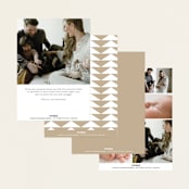 "Stacked Name" - Birth Announcements in Cloud by Alethea and Ruth - Back of Card Options