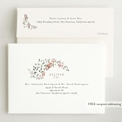 "Wildflower" - Birth Announcements in Eggshell by Itsy Belle Studio - FREE Recipient Addressing