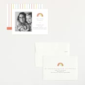 "Our Little Rainbow" - Birth Announcements in Bright by Pixel and Hank - Assembled