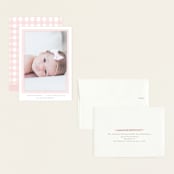 "Cotton Candy" - Birth Announcements in Blush by Lauren Chism - Assembled