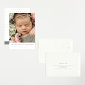 "Canvas" - Birth Announcements in Moon by Megan Davis - Assembled