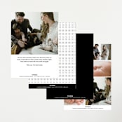 "overjoyed script" - Birth Announcements in Onyx by Lindsay Stetson Thompson - Back of Card Options