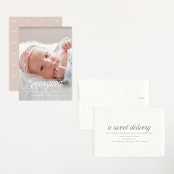 "cupcake" - Birth Announcements in Marshmallow by chocomocacino - Assembled