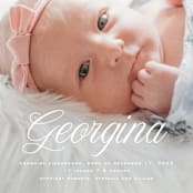 "cupcake" - Birth Announcements in Marshmallow by chocomocacino - Detail