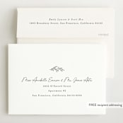 "Understated" - Birth Announcements in Lily by Sara Hicks Malone - FREE Recipient Addressing