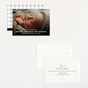 "Refined" - Birth Announcements in Powder by Melissa Egan of Pistols - Assembled