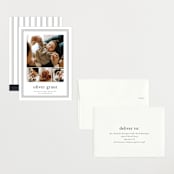 "Classy frame" - Birth Announcements in Cotton by Stacey Meacham - Assembled