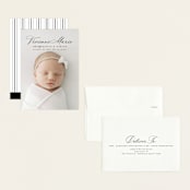 "Enchanted Love" - Birth Announcements in Noir by Ashlee Townsend - Assembled