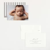 "certified cute" - Birth Announcements in Snow by Sara Hicks Malone - Assembled