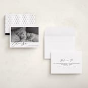 "First-Name Basis" - Birth Announcements in Onyx by Genna Blackburn - Assembled