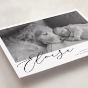 "First-Name Basis" - Birth Announcements in Onyx by Genna Blackburn - Detail