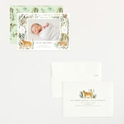 "Jungle Friends" - Birth Announcements in Jungle by Morgan Ramberg - Assembled
