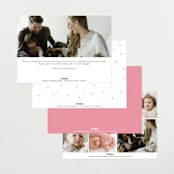 "Bundle of Joy" - Birth Announcements in Gumdrop by Creo Study - Back of Card Options