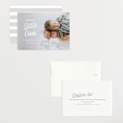 "Vintage" - Birth Announcements in Bunny by Sarah Cohn - Assembled