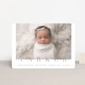 "classic baby" - Birth Announcements in Cement by Sara Hicks Malone - Front