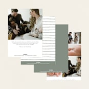 "simplified" - Birth Announcements in Pearl by Summer Winkelman - Back of Card Options